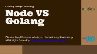 Node VS Golang Which Backend Technology Should You Choose
