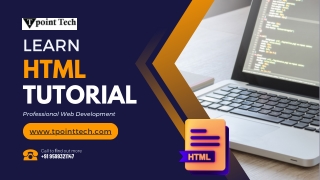 The Best HTML Tutorial Institute in Noida - TpointTech