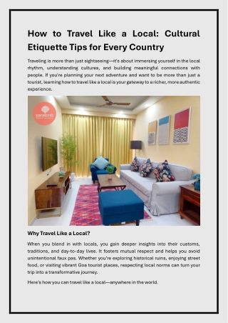 How to Travel Like a Local Cultural Etiquette Tips for Every Country