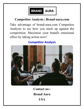 Competitor Analysis  Brand-aura