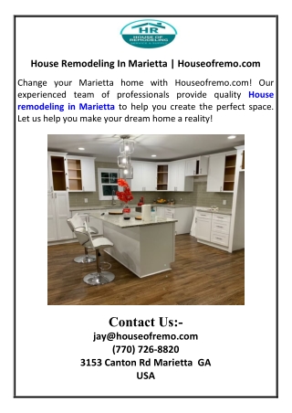 House Remodeling In Marietta  Houseofremo.com