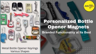 Personalized Bottle Opener Magnets by ABC2000