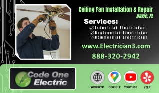 Ceiling Fan Installation & Repair Davie, FL