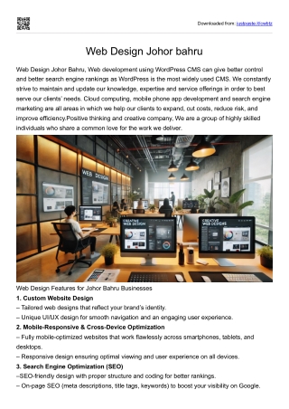 Web Design Johor bahru