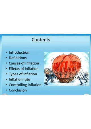 inflation ppt