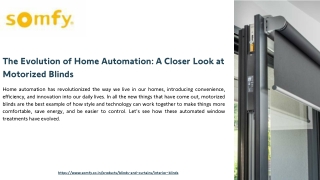 The Evolution of Home Automation—A Closer Look at Motorized Blinds