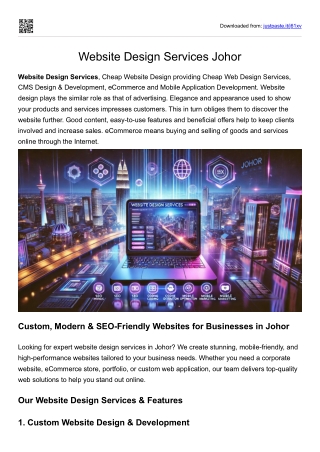 Website Design Services Johor