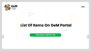 GeM Portal