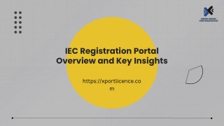 IEC Registration Portal_ Overview and Key Insights