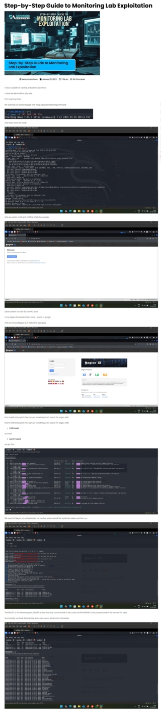 Step-by-Step Guide to Monitoring Lab Exploitation