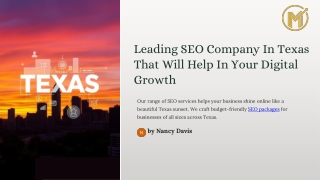 Leading SEO Company in Texas – Your Partner in Digital Growth
