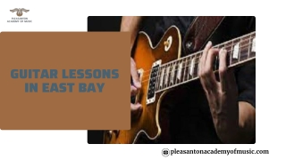 Guitar Lessons in East Bay