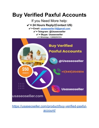 Buy Verified Paxful Accounts