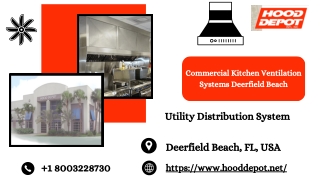 Utility Distribution System Deerfield Beach - Hood Depot