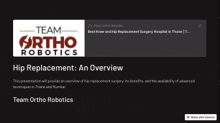 Hip Replacement An Overview
