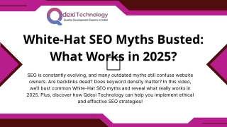 Qdexi Technology: Expert White-Hat SEO for Long-Term Success