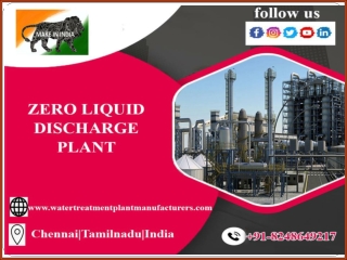 ZLD Plant Manufacturers in Vijayawada