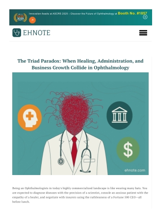 The Triad Paradox: When Healing, Administration, and Business Growth Collide in