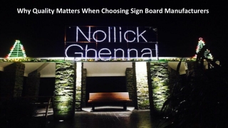 Sign Board Manufacturers in Chennai