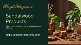 Best Sandalwood Products in India