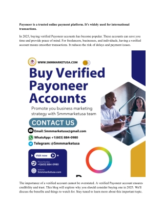 Reliable Sources for Purchasing Verified Payeer Accounts in the USA