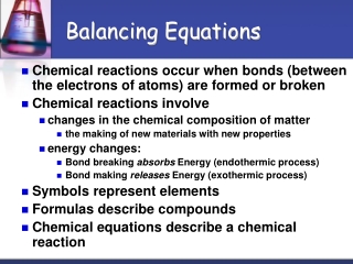 balancing equations