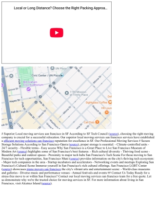 # Superior Local moving services san francisco in SF