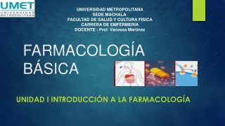 Clase1 farmacología básica VMB