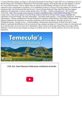 # Custom Moving company san diego ca: Moving Professionals for San Diego County