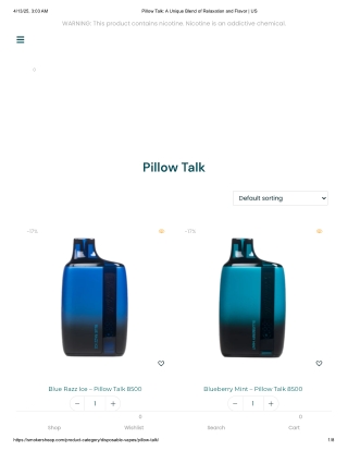 Pillow Talk Disposable Vape