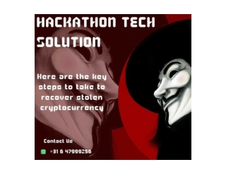 recovering lost ETH or ERC20 tokens - Visit  HACKATHON TECH SOLUTIONS