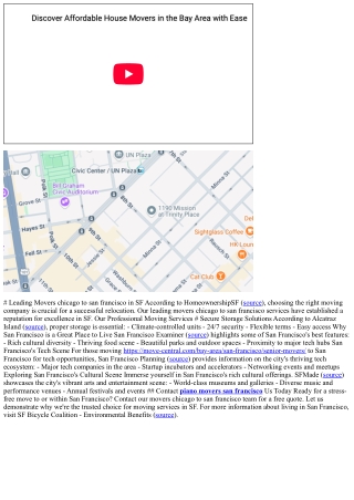 # Leading Movers chicago to san francisco in SF