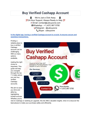 Buy Verified Cashapp Account