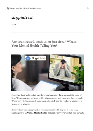 Are you stressed, anxious, or just tired What's Your Mental Health Telling You