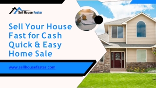 Sell Your House Fast for Cash Quick & Easy Home Sale