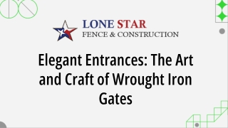 Elegant Entrances The Art and Craft of Wrought Iron Gates