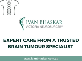 Expert Care from a Trusted Brain Tumour Specialist