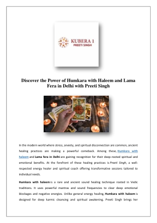 Top Humkara with Haleem Course in Delhi by Preeti Singh at Kubera1