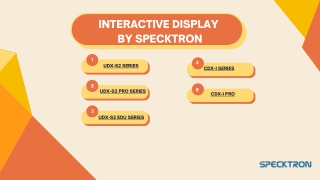 Transform Collaboration with Specktron’s Cutting-Edge Interactive Displays