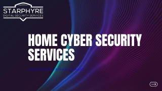 Protect Your Home with Expert Cyber Security Services