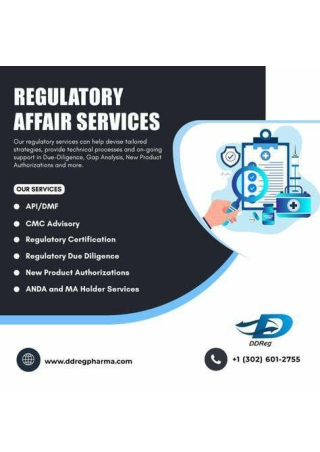 Regulatory Affairs Services