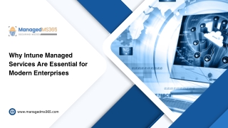 Why Intune Managed Services Are Essential for Modern Enterprises