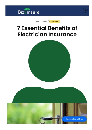 Electrician Insurance