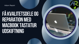 Macbook Tastatur Udskiftning