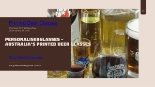 PersonalisedGlasses – Australia’s Printed Beer Glasses