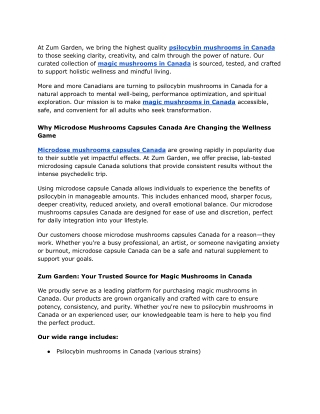 Order Psilocybin Mushrooms in Canada Today – Transform Your Mind Naturally (1)