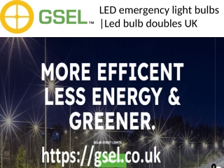 Led bulb doubles uk