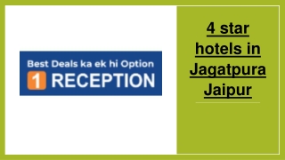 4 star hotels in Jagatpura Jaipur