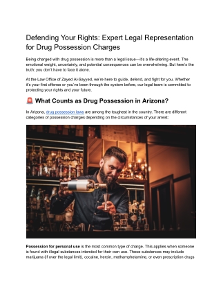 Defending Your Rights_ Expert Legal Representation for Drug Possession Charges