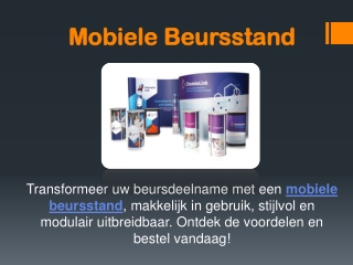 Mobiele Beursstand
